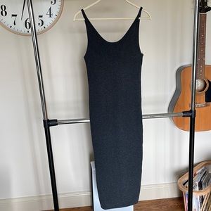 Bandier grey wool dress